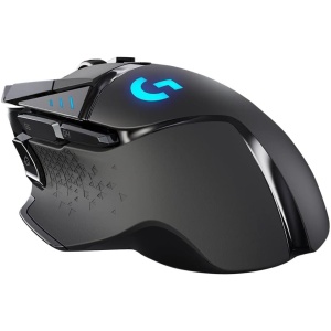 Logitech G502 LIGHTSPEED Ratón Gaming Inalámbrico, Captor HERO 25K, 25,600 DPI, RGB, Peso Reducido, 11 Botones Programables, Batería Larga Duración, POWERPLAY-compatibile, PC - Negro