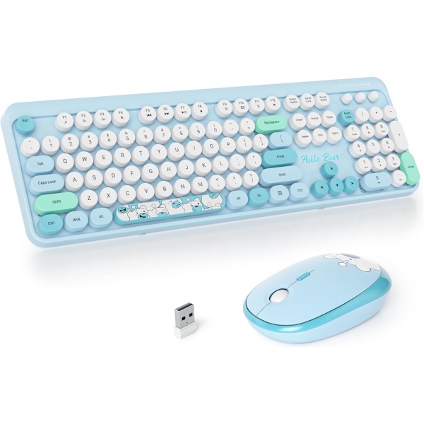 1729122708 SOLIDEE combo de raton y teclado inalambricos104 teclas teclado estilo