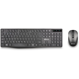 NGS Hype Kit - Teclado y Ratón Inalámbricos, dpi: 800/1200/1600, Multidispositivo BT4.0+BT4.0+2.4Ghz (QWERTY Portugués)