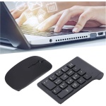 Vikye Combo de Ratón con Teclado Numérico Inalámbrico de 2,4 GHz, Plug and Play, 1200 dpi, Tamaño Portátil, Amplia Compatibilidad - Imagen 4