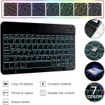 EHLCYS Funda Teclado Retroiluminada para Xiaomi Pad 6S Pro 12,4 Pulgadas Lanzada En 2024, Teclado Bluetooth Inalámbrico Desmontable Magnético, Cubierta Trasera Ultrafina TPU con Ratón,Negro - Imagen 4