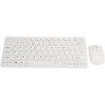 MDWZH Teclado y Raton Juego De Teclado Y Ratón Inalámbricos, Combinación De Teclado Y Ratón, Juego De Oficina Plug and Play Combo de Teclado y Ratón(White) - Imagen 1