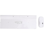 Ratón con Teclado Inalámbrico de 2,4G, Adaptador USB, Combinación de Teclado y Ratón Inalámbricos Ultradelgados de 102 Teclas, Ergonómico para Juegos (Oro Rosa) - Imagen 7