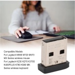 Receptor USB para Ratón o Teclado Inalámbrico, Receptor Unificador, Receptor de Teclado de Ratón Inalámbrico 2,4G, para Ratón Inalámbrico de la Serie Logitech, Teclado - Imagen 2
