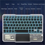 Juego de Teclado y Ratón Inalámbricos Bluetooth, Combinación de Ratón y Teclado Bluetooth con Luz Nocturna de 7 Colores, Combinación de Teclado y Ratón Inalámbricos Portátiles - Imagen 5