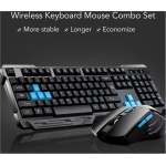 VBESTLIFE Combinación de Teclado y Ratón Inalámbricos Juego de Ratón y Teclado Inalámbrico, Juego de Ratón y Teclado para Juegos Combinaciones de Teclado y Ratón - Imagen 5