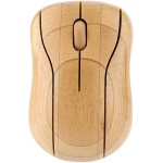 Oumij Peine de ratón de Teclado de Madera de bambú Ultra Delgado inalámbrico, Telestesia Teclado de diseño de bambú ratón Juego Teclado y ratón de Madera 100% PC de Madera de Madera de bambú Natural, - Imagen 2