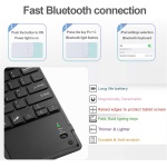Teclado Funda para iPad Pro 11" 2022/2021/2020/2018 con Trackpad, 7 Color Retroiluminada QWERTY Español Ñ Blutooth Teclado con Ratón Inalambrico para iPad Pro 11", Rosa Con Retroiluminación - Imagen 5