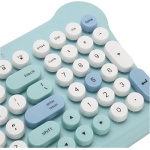 Teclado y Ratón Inalámbricos Teclado y Ratón Coloridos Sensibles Conexión Plug and Play 2,4G para 98 7 8 10 11 2000 (Blue) - Imagen 8