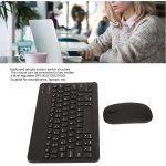 Combo Teclado y Ratón Inalámbrico, 2.4 GHz Bluetooth USB Transciever Cordless Mouse for iOS for Win Teclado Recargable 3 dpi Ajustable, Ratón Portátil Teclado Ergonómico - Imagen 3