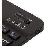Combo Teclado y Ratón Inalámbrico, 2.4 GHz Bluetooth USB Transciever Cordless Mouse for iOS for Win Teclado Recargable 3 dpi Ajustable, Ratón Portátil Teclado Ergonómico - Imagen 8