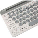 Juego de Ratón y Teclado Inalámbrico de Estilo Retro, Juego de Ratón y Teclado Inalámbrico de 2,4G para Oficina y Hogar (White) - Imagen 7