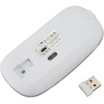 Juego de Ratón y Teclado Inalámbrico de Estilo Retro, Juego de Ratón y Teclado Inalámbrico de 2,4G para Oficina y Hogar (White) - Imagen 9