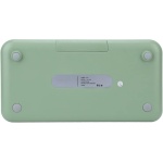 Bewinner Combo de Ratón de Teclado Inalámbrico Retro, Juego de Ratón de Teclado Ergonómico Inalámbrico USB de 75 Teclas, para Ordenador Portátil (Verde) - Imagen 8