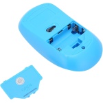 Combo de Teclado y Ratón Inalámbricos, Teclado de 96 Teclas, Distancia de Transmisión de 10 M, con Almohadilla Antideslizante, Juego de Teclado y Ratón 2.4G para Ordenador, Portátil(Azul) - Imagen 8