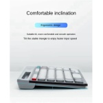 Sujurio Teclado y RatóN InaláMbricos Bluetooth con Teclas Redondas, Aptos para Tabletas y PortáTiles, Color - Imagen 4