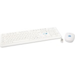 Simpletek - Kit de ratón y teclado inalámbrico 2.4G Layout DE | German Alemán Keyboard QWERTZ con teclado numérico ratón ergonómico 3 teclas receptor USB - Imagen 5