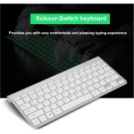 Combinación De Teclado Y Ratón Inalámbricos, Kit De Teclado Y Ratón para Ordenador De 2,4 GHz para Oficina En Casa, Trabajo Y Juegos(Plata) - Imagen 3