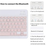 iPad Pro 11 Pulgadas 2020 Funda con Teclado y ratón Teclado Bluetooth inalámbrico Desmontable Portalápices Funda Delgada de Cuero Inteligente para iPad Pro 11 Pulgadas (Amarillo) - Imagen 6
