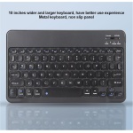 Goshyda Juego de Teclado y Ratón Inalámbricos, 800/1200/1600/2400DPI Compatible con2,4G, Panel Antideslizante Impermeable a Prueba de Polvo, Teclado de Computadora para Oficina (Black) - Imagen 2