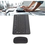 Goshyda Juego de Teclado y Ratón Inalámbricos, 800/1200/1600/2400DPI Compatible con2,4G, Panel Antideslizante Impermeable a Prueba de Polvo, Teclado de Computadora para Oficina (Black) - Imagen 6