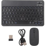 Goshyda Juego de Teclado y Ratón Inalámbricos, 800/1200/1600/2400DPI Compatible con2,4G, Panel Antideslizante Impermeable a Prueba de Polvo, Teclado de Computadora para Oficina (Black) - Imagen 7