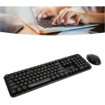 Septpenta Combo de Teclado y Ratón Inalámbricos, Ratón con Teclado Ergonómico de Tamaño Completo 2.4G, Teclado Punk Vintage, 104 Teclas, Plug and Play para PC, Computadoras de Escritorio - Imagen 5