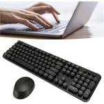 Septpenta Combo de Teclado y Ratón Inalámbricos, Ratón con Teclado Ergonómico de Tamaño Completo 2.4G, Teclado Punk Vintage, 104 Teclas, Plug and Play para PC, Computadoras de Escritorio - Imagen 6