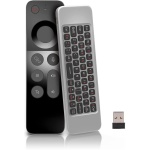 W3 2.4G inalámbrico de Voz del ratón de Aire Control Remoto Mini Teclado para Android TV Box/Windows/Mac OS/Linux Giroscopio Remoto - Imagen 2
