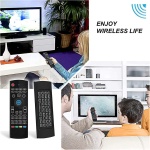 ioannis RatóN de para Android TV Box, Mini Teclado InaláMbrico RatóN Remoto de Control Aprendizaje IR MX3 Pro RetroiluminacióN RGB - Imagen 4