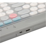 Juego de Ratón y Teclado Inalámbrico para Ordenador, Juego de Ratón y Teclado Inalámbrico, 4 Canales, Cómodo, Resistente Al Agua, Recargable para Oficina (Black) - Imagen 6