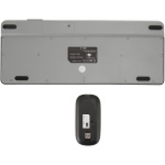 Juego de Ratón y Teclado Inalámbrico para Ordenador, Juego de Ratón y Teclado Inalámbrico, 4 Canales, Cómodo, Resistente Al Agua, Recargable para Oficina (Black) - Imagen 8
