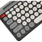 Juego de Ratón y Teclado Inalámbrico, Juego de Ratón y Teclado Inalámbrico para Ordenador Estilo Retro Recargable Modo Doble 4 Canales para Oficina (Black) - Imagen 8