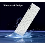 Kufoo Moderno Combo Teclado Ratón Inalámbrico, Teclado Inalámbrico Ergonómico Delgado y Compacto con Teclado Numérico para Portátil Macbook Air Ordenador Apple PC Ompatible con Windows - Imagen 3
