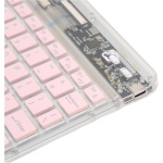 Combinación de Ratón y Teclado Inalámbrico, Combinación de Ratón y Teclado con Retroiluminación para Teléfono Móvil (Pink) - Imagen 9
