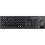 Teclado Ratón, Teclado Ratón Y Teclado Inalámbrico Bluetooth Combos Teclado Delgado Teclado Portátil para PC/Mac Negro Azul Rosa,Negro - Imagen 1