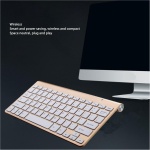 Combos de Teclado Inalámbrico y Ratón, Teclado Portátil Compacto, Kits de Ratón óptico, Ratones Ergonómicos Silenciosos para Ordenador, Escritorio, PC y Portátil (Gold) - Imagen 5