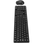 Combo de Ratón y Teclado Inalámbrico, Teclado y Ratón Silencioso Portátil de 2,4 G, Teclado de 104 Teclas, Ratón óptico de 1600 dpi, Receptor USB, Plug and Play, para PC, Portátil - Imagen 9
