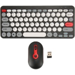 Juego De Ratón Y Teclado Inalámbrico De 78 Teclas, Teclado De Máquina De Escribir Retro Inalámbrico, Combinación De Ratón Y Teclado De 2,4G Para Ordenador De Sobremesa(Azul) - Imagen 1