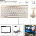 Juego de Ratón y Teclado Inalámbrico de 78 Teclas, Teclas Delgadas Grabadas, Teclados de Computadora Silenciosos, Diseño Brillante, Tecnología Inalámbrica 2.4G, Alcance de 10 M, - Imagen 2