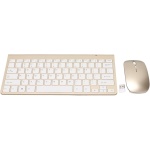 Juego de Ratón y Teclado Inalámbrico de 78 Teclas, Teclas Delgadas Grabadas, Teclados de Computadora Silenciosos, Diseño Brillante, Tecnología Inalámbrica 2.4G, Alcance de 10 M, - Imagen 5