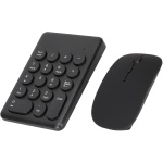 SUNGOOYUE Teclado Numérico Portátil Delgado de 2,4 GHz, Miniteclado Inalámbrico Negro, Conjunto Combinado de Ratón para Ordenadores Portátiles, Ordenadores de Sobremesa, Uso en Viajes y - Imagen 7