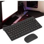Lazmin112 Combo de Ratón y Teclado Inalámbrico 2,4G, Teclado Inglés Chino Silencioso con Grabado Láser, 78 Teclas Tradicionales, Material ABS, para un Uso Duradero - Imagen 3