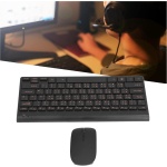 Lazmin112 Combo de Ratón y Teclado Inalámbrico 2,4G, Teclado Inglés Chino Silencioso con Grabado Láser, 78 Teclas Tradicionales, Material ABS, para un Uso Duradero - Imagen 8