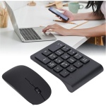 Combinación de Teclado Numérico/ratón Inalámbrico, Teclado Numérico de 18 Teclas de 2,4 G Y Ratón Portátil de 1200 Ppp, Combinación de Teclado Numérico USB Y Ratón con Receptor USB, para Win 2000/XP/V - Imagen 5