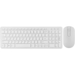 Neel Kit Combinado de ratón, Teclado y Teclado inalámbricos 2.4G, 108 Teclas para Game Office(White) - Imagen 2