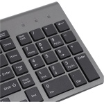 Trisar Combo de Teclado y Ratón Inalámbricos, Adaptador USB Silencioso Ultrafino de 2,4G para Teclado Inalámbrico y Ratón para el Trabajo (Gris Oscuro), Trisarsxq73n46wm-12 - Imagen 9
