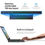 Jemora Teclado BT Giratorio de 360 Grados para Teclado y ratón inalámbricos Recargables con retroiluminación de 7 Colores para 10. - Imagen 7