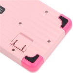 Combo de Teclado y Ratón, Diseño QWERTY de 84 Teclas Bluetooth Inalámbrico 2,4G Teclado de Ordenador Juego de Ratón, para Viajes de Oficina en Casa Juego (Pink) - Imagen 6