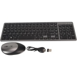 Dpofirs Combinación de Teclado y Ratón, Combinación de Teclado Inalámbrico con Interruptor de Tijera con Receptor USB Inalámbrico de 2,4G, Juego de Ratón para Portátil Win 7 8 XP OS X - Imagen 9